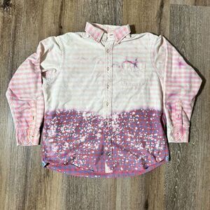 Cremieux Men's Tie Dye Button‎ Down Large (B)